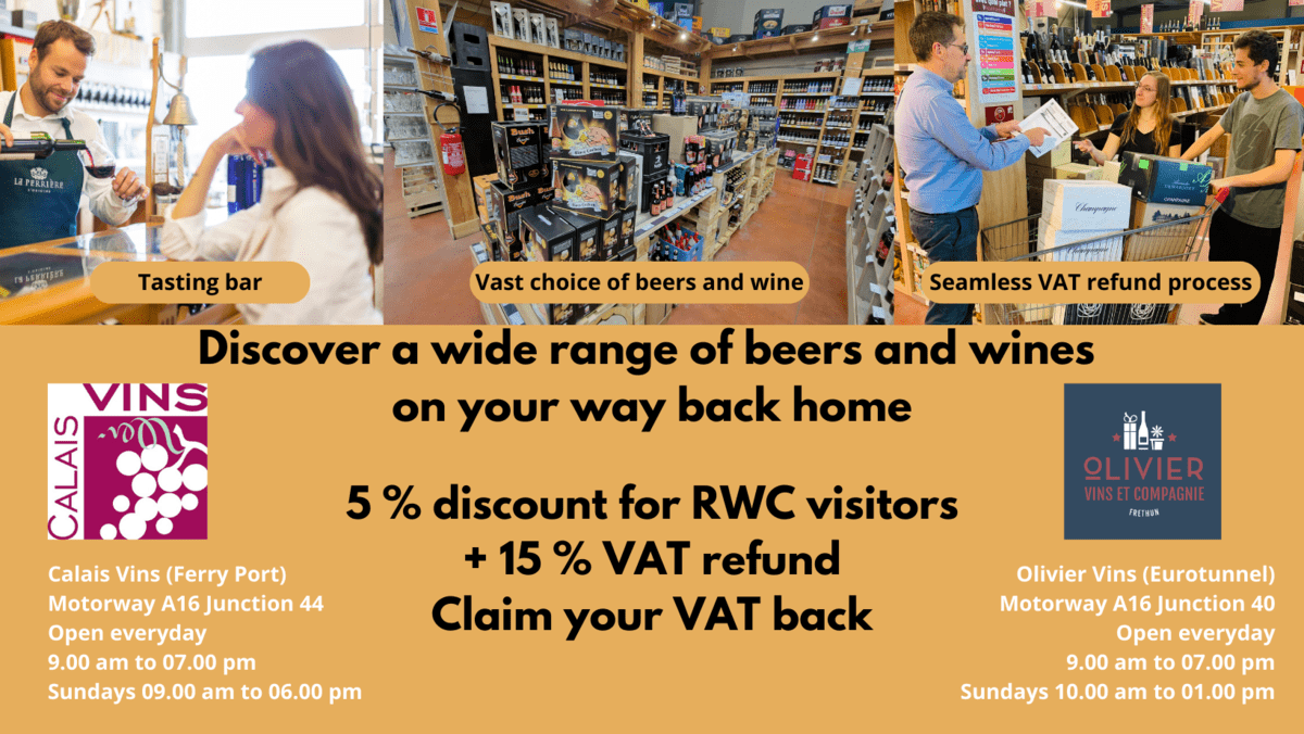 special discount for RWC visitors